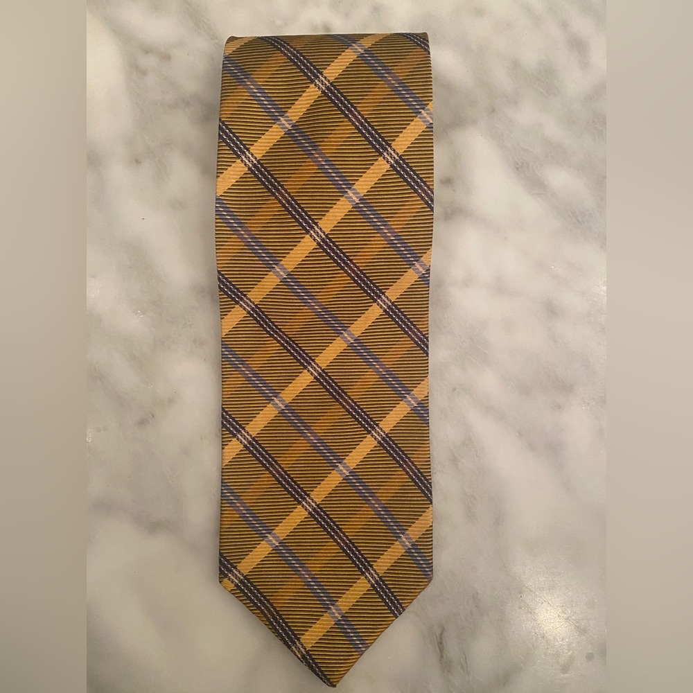 Jos. A. Bank Gold & Blue Tie